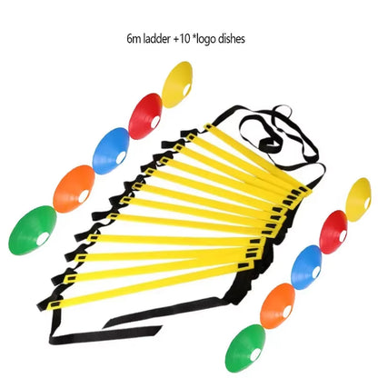 Améliorez votre agilité, vitesse et précision avec notre kit échelle et connes conçu pour les footballeurs ambitieux